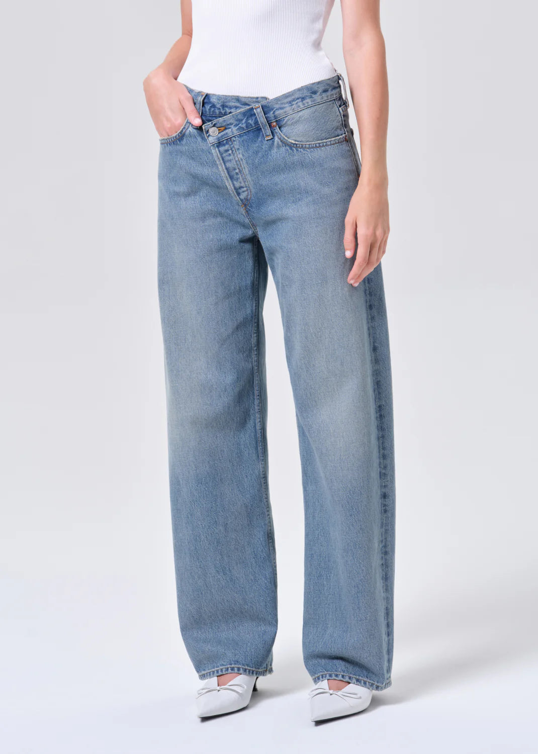 Agolde - Criss Cross Jeans - Blue