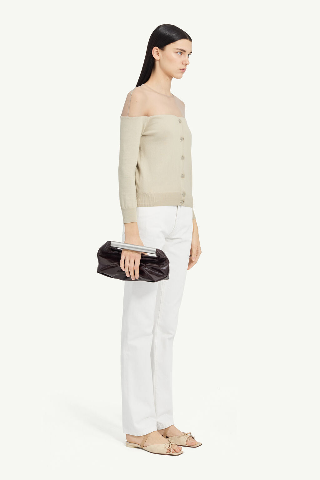MM6 Maison Margiela - Cardigan - Beige