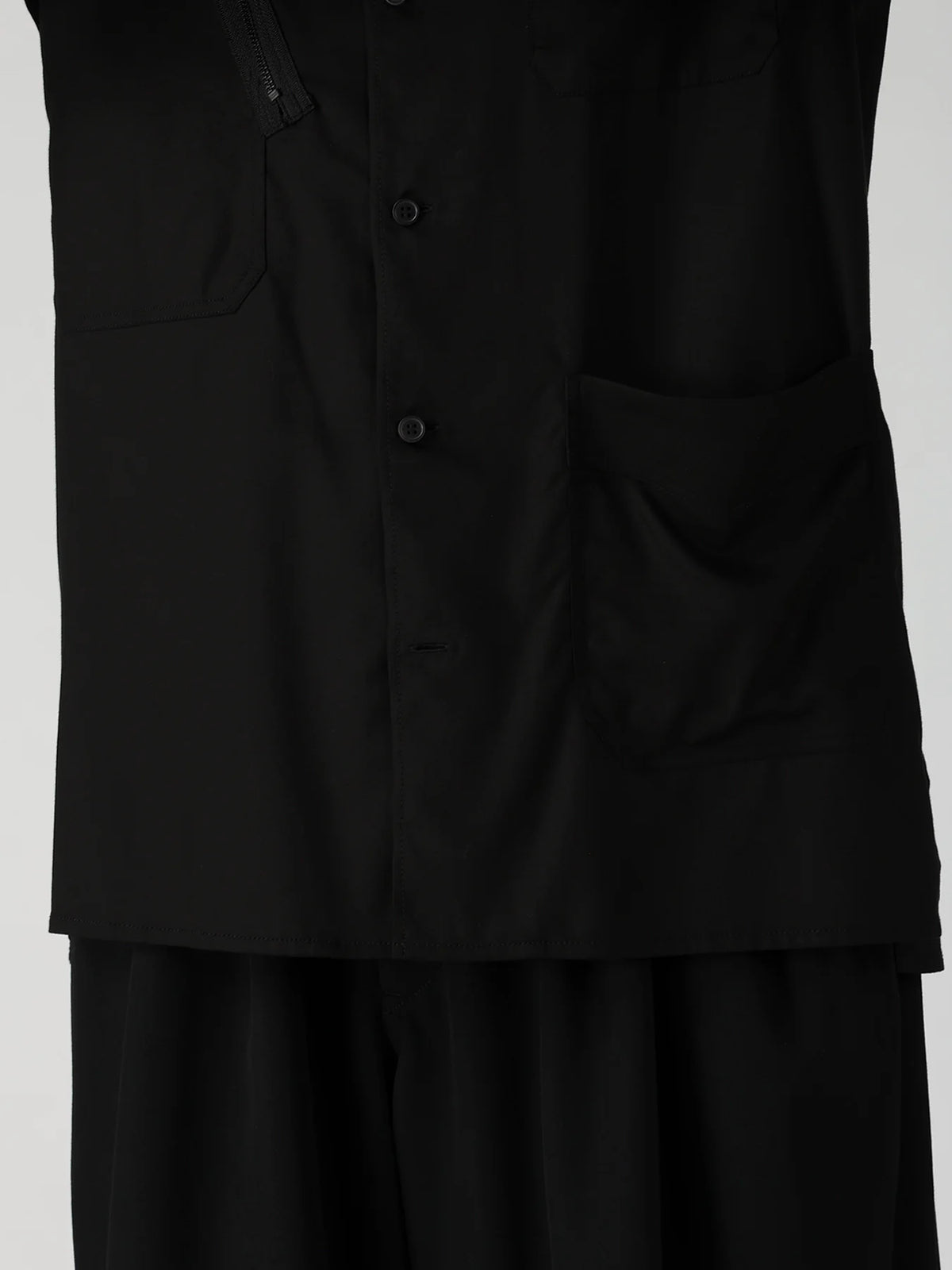 Y's Yohji Yamamoto - Remake Shirt - Black