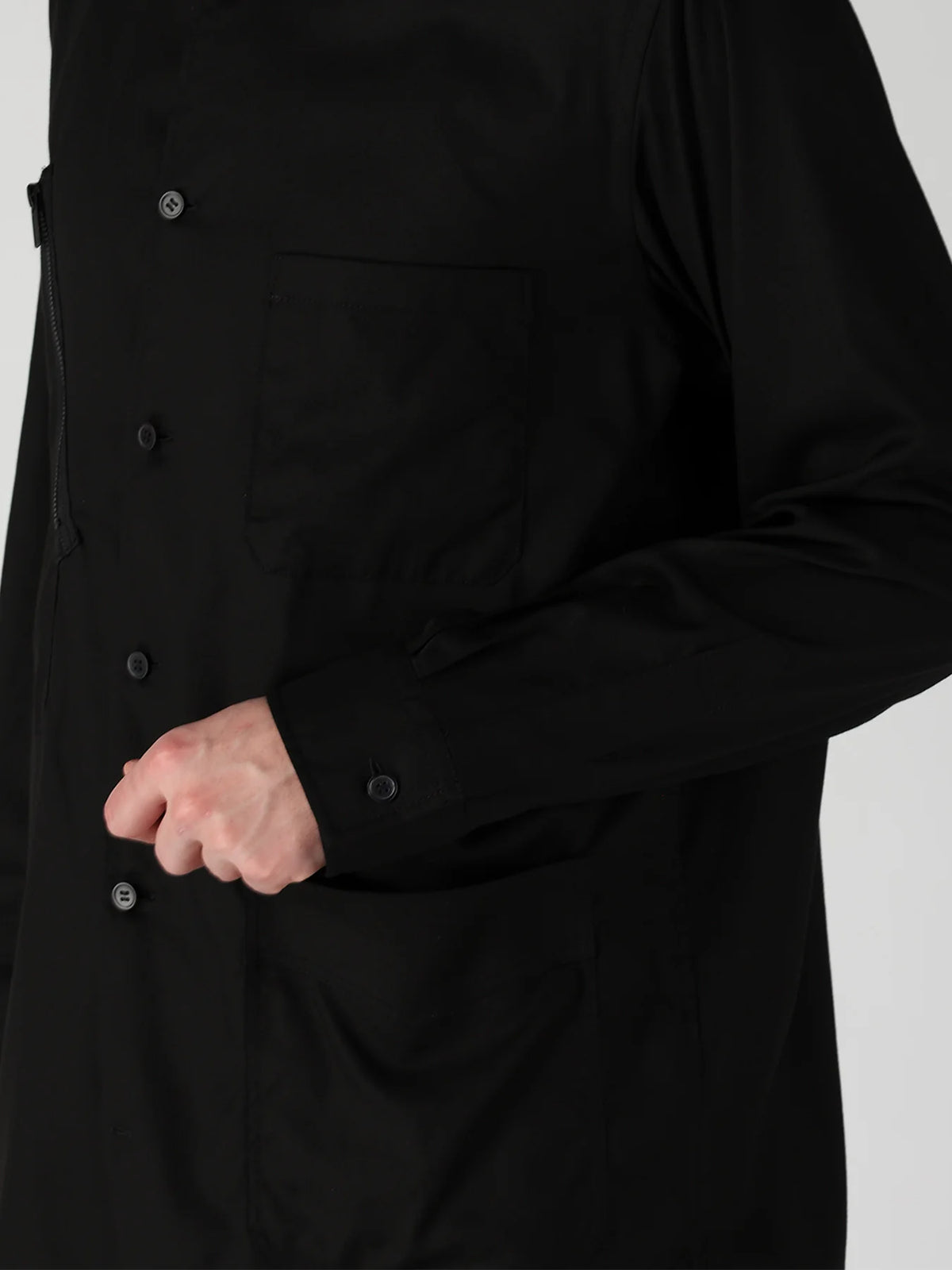 Y's Yohji Yamamoto - Remake Shirt - Black