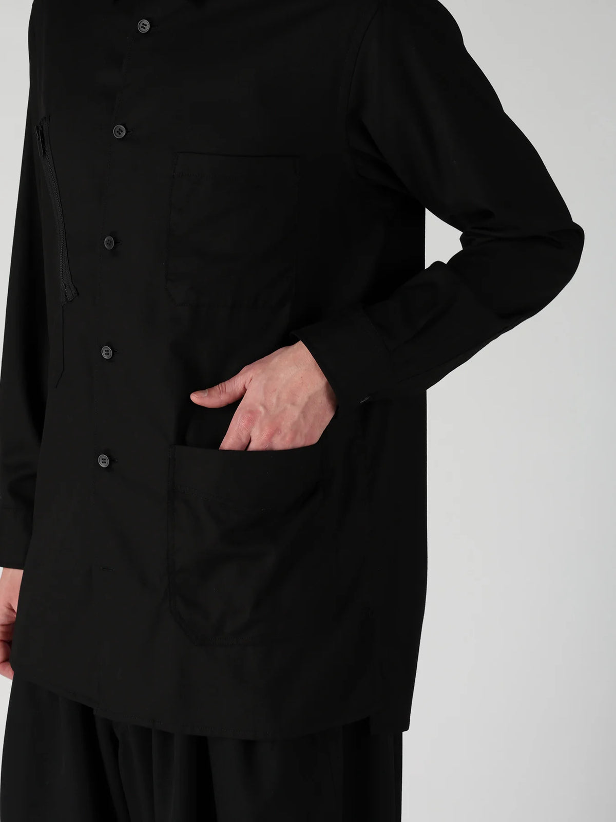 Y's Yohji Yamamoto - Remake Shirt - Black