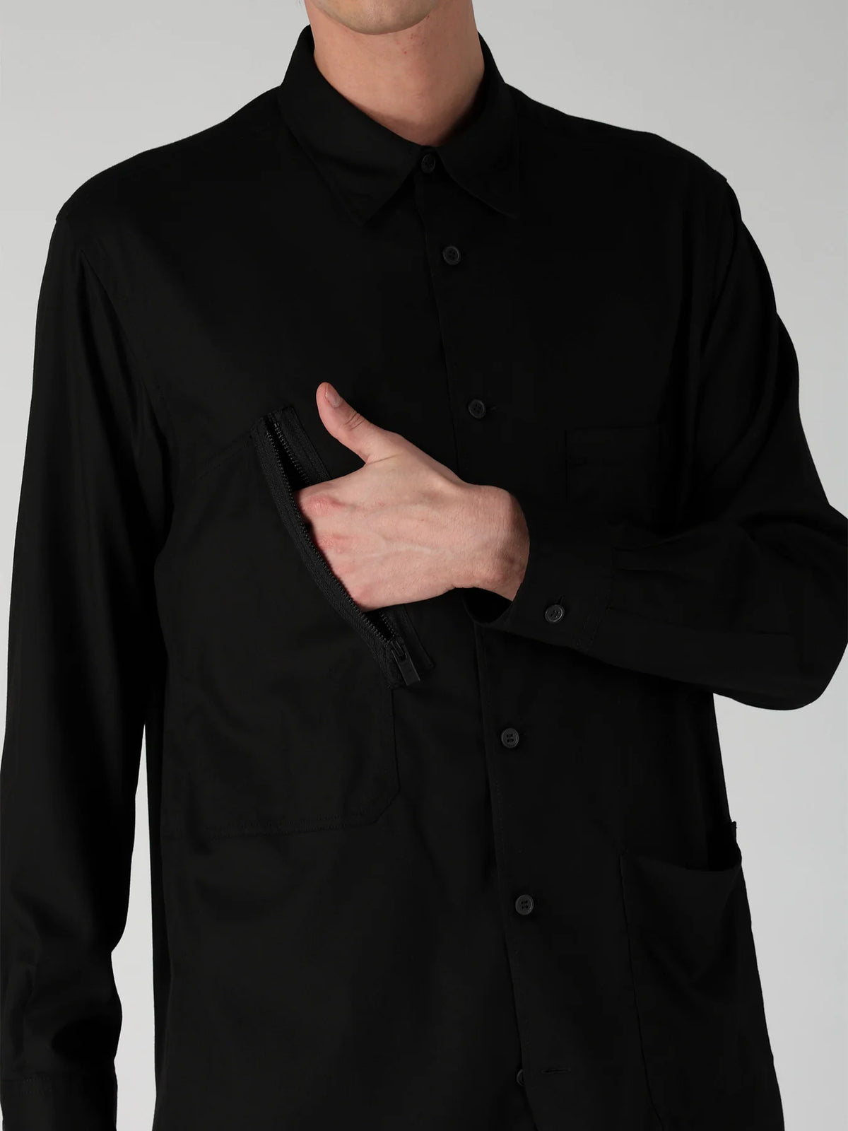 Y's Yohji Yamamoto - Remake Shirt - Black