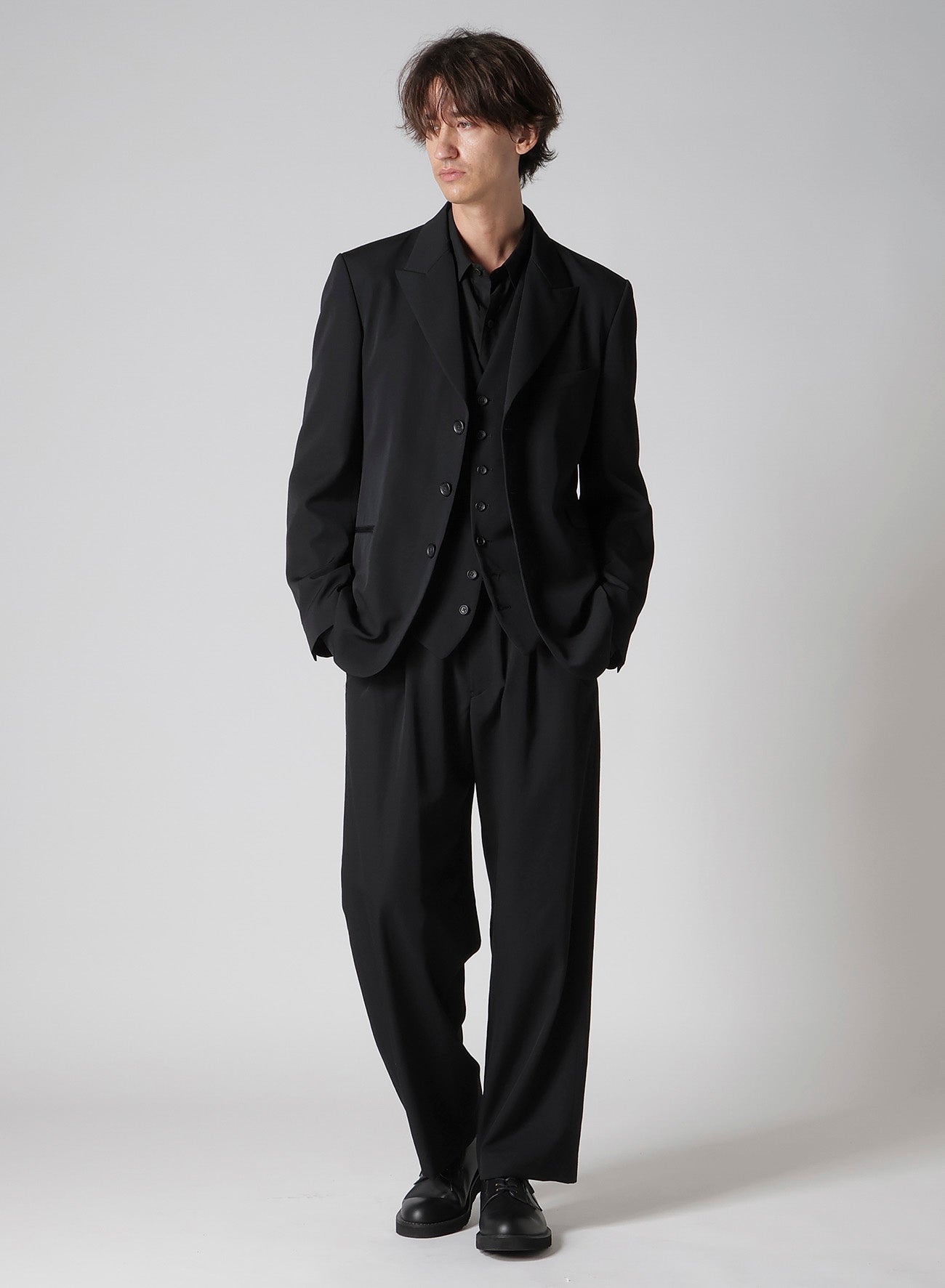 Y's Yohji Yamamoto - Vlněné sako - Black