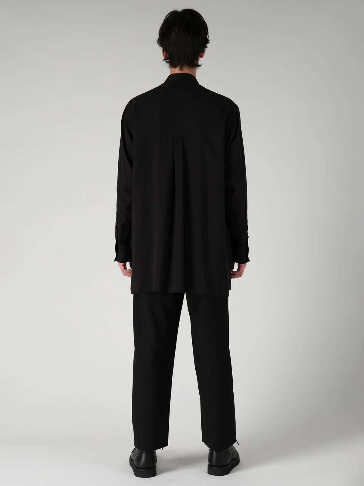 Y's Yohji Yamamoto - D-Collar Big Shirt - Black