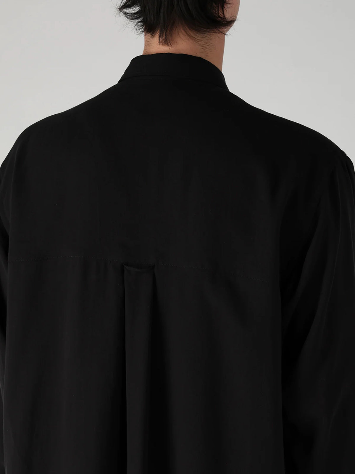 Y's Yohji Yamamoto - D-Collar Big Shirt - Black