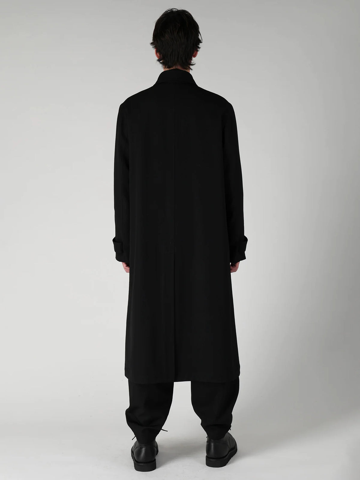 Y's Yohji Yamamoto - Stand Collar Coat - Black