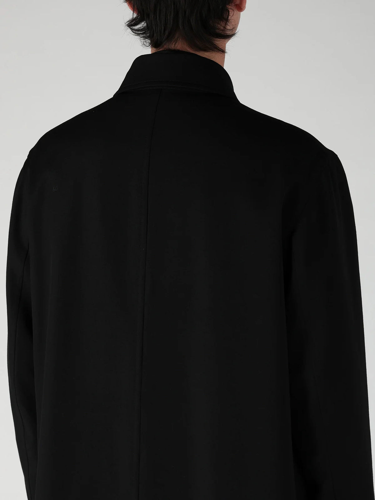Y's Yohji Yamamoto - Stand Collar Coat - Black