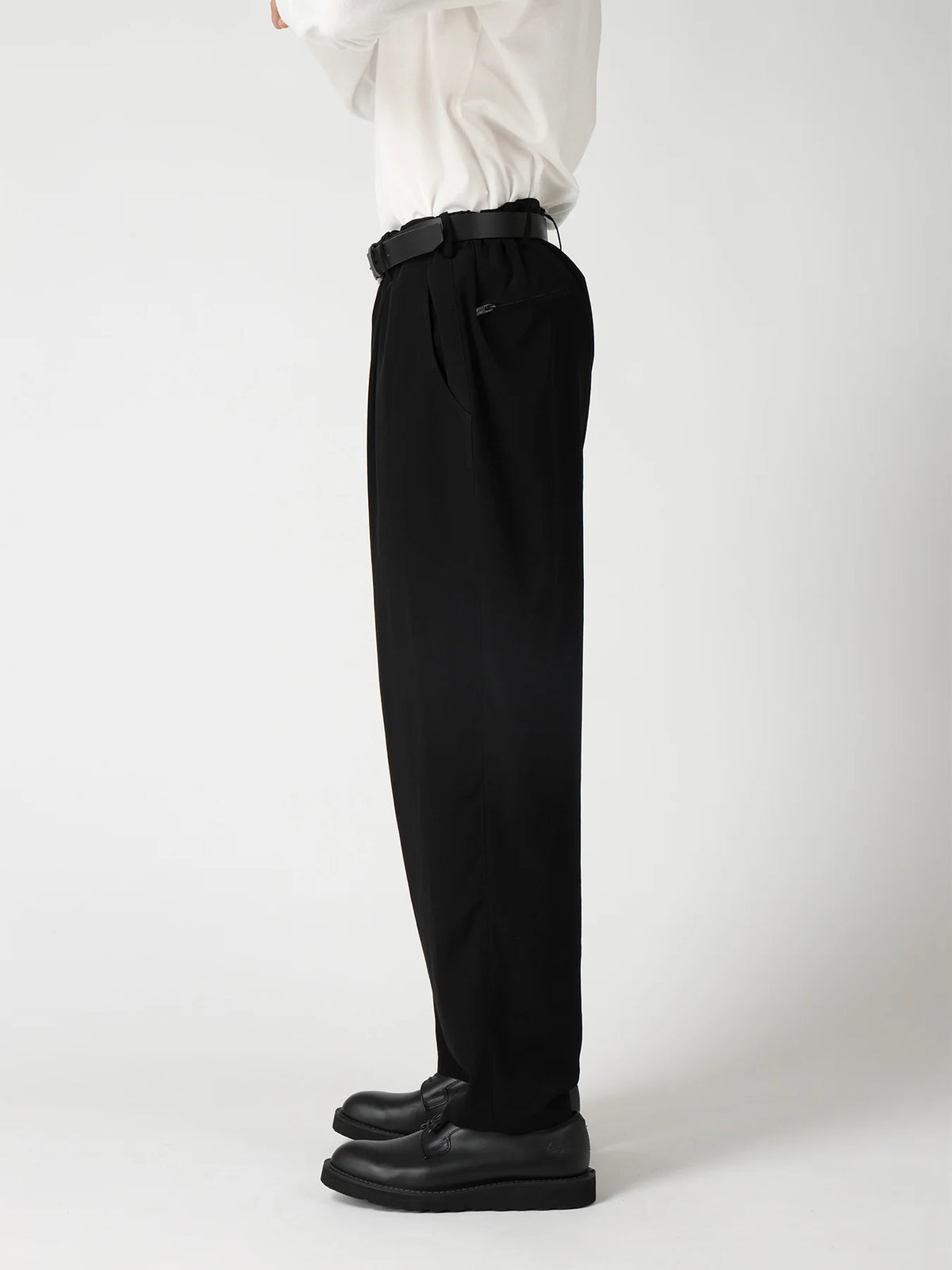 Y's Yohji Yamamoto - Side Zip Pants - Black