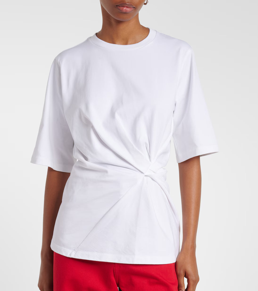 Róhe – Twisted T-Shirt  – White