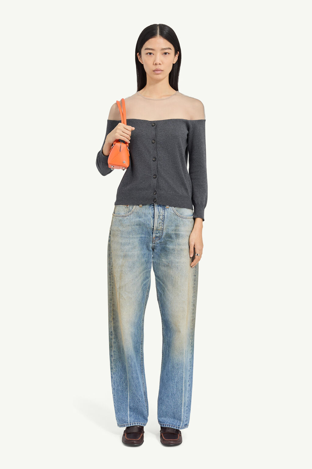 MM6 Maison Margiela - Cardigan - Dark Grey