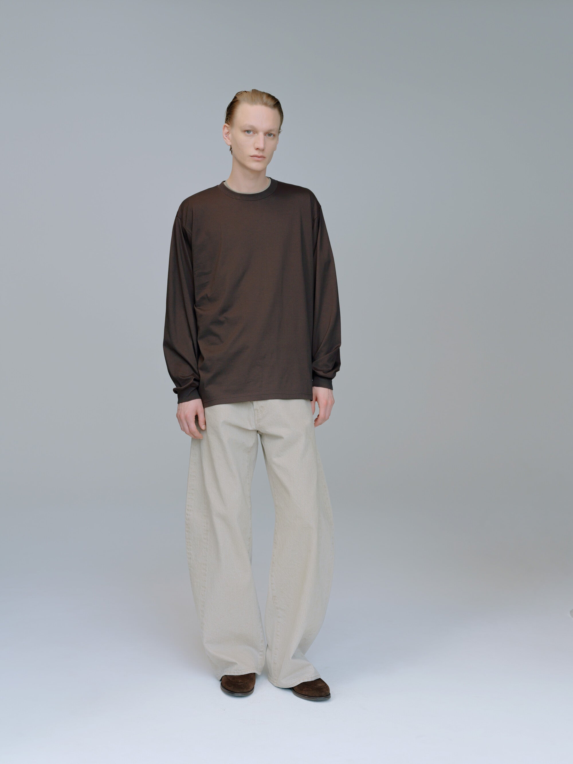 Ssstein - Long-sleeve T-Shirt - Brown