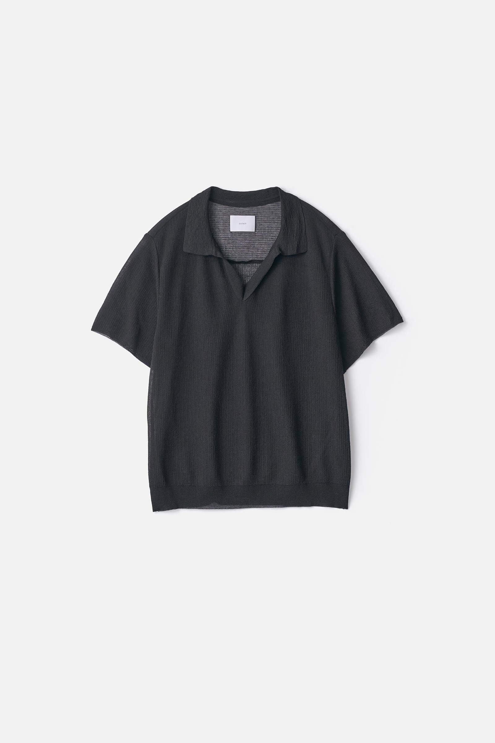 Ssstein - Krátký pletený skipper PE/Ramie - Black