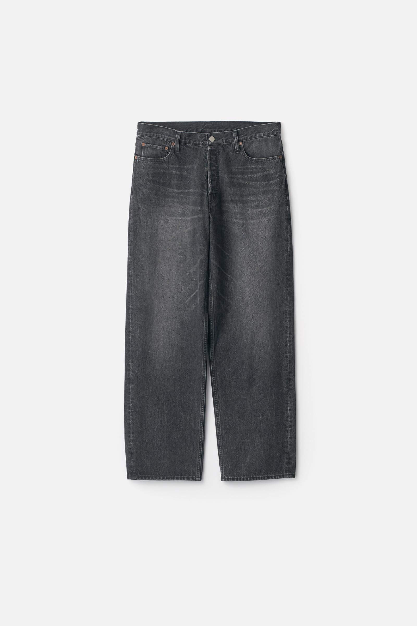 Ssstein - Relax Fit Denim Pants - Black