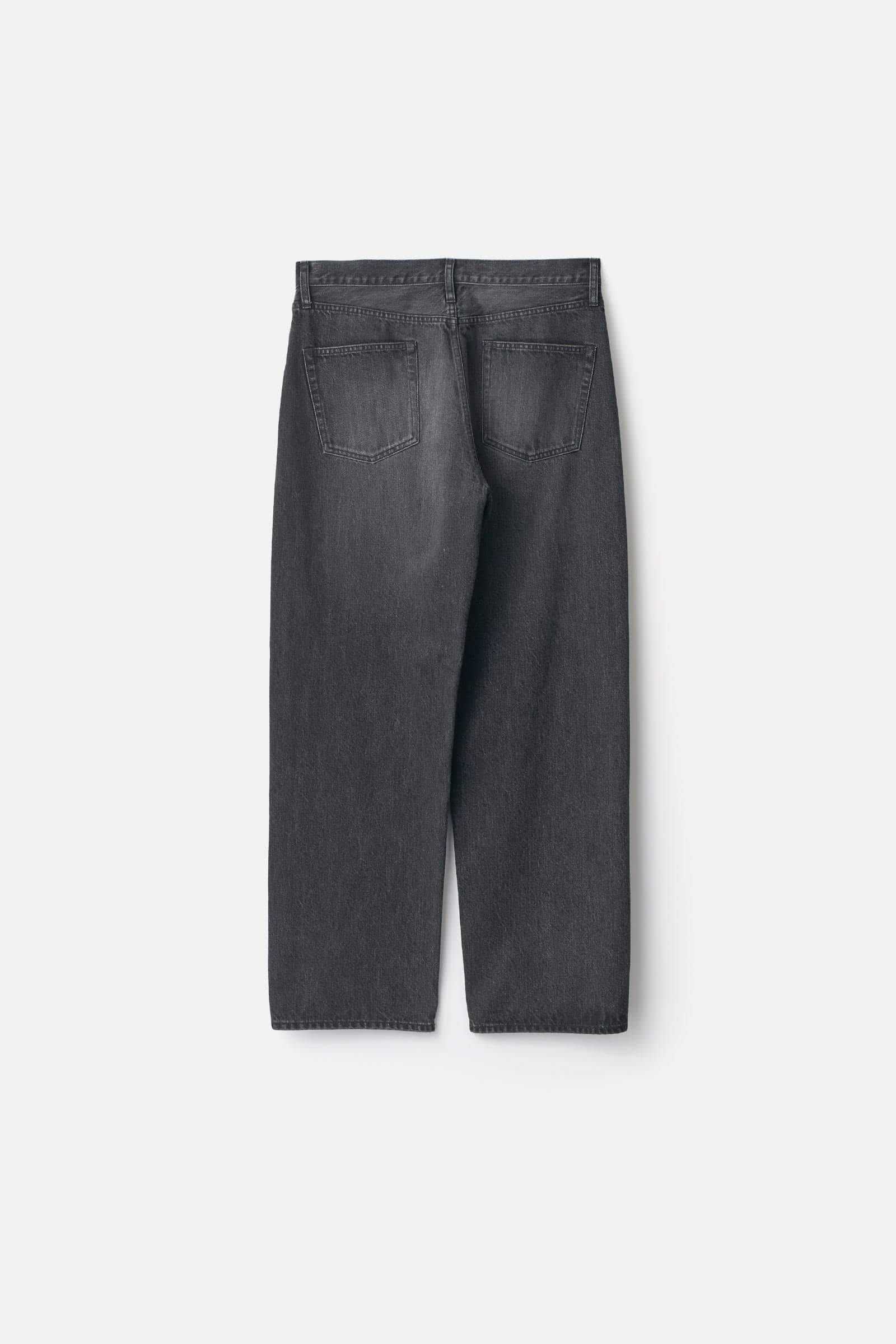 Ssstein - Relax Fit Denim Pants - Black