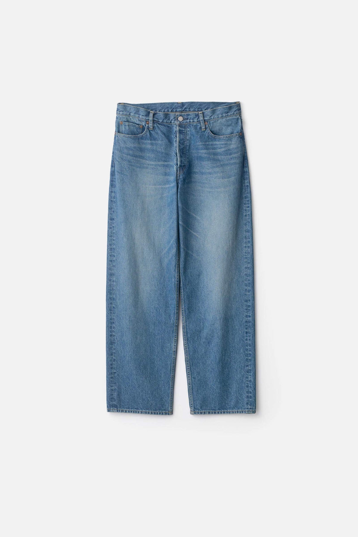 Ssstein - Relaxed Tapered Denim Trousers - Indigo
