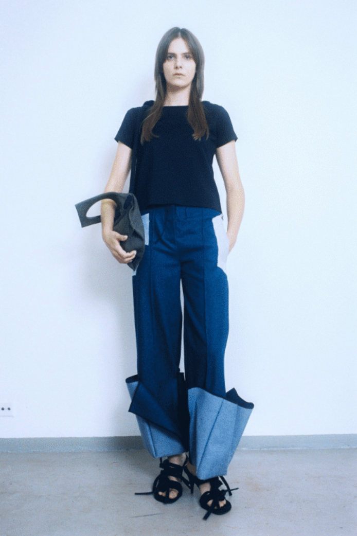 Aleš Hnátek - Rolled Up Trousers - Cotton Denim