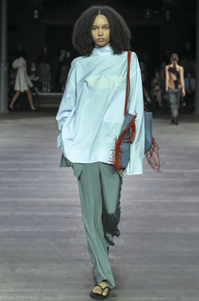 Aleš Hnátek - Zip Shirt - Blue Cotton
