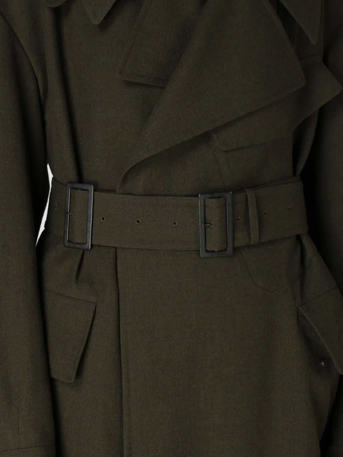 Y's Yohji Yamamoto - Moto Coat - Khaki