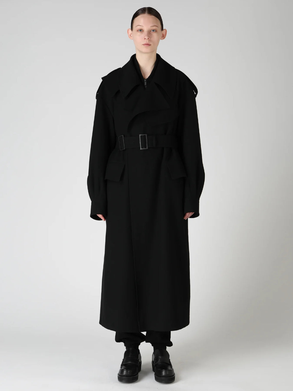 Y's Yohji Yamamoto - Moto Coat - Black