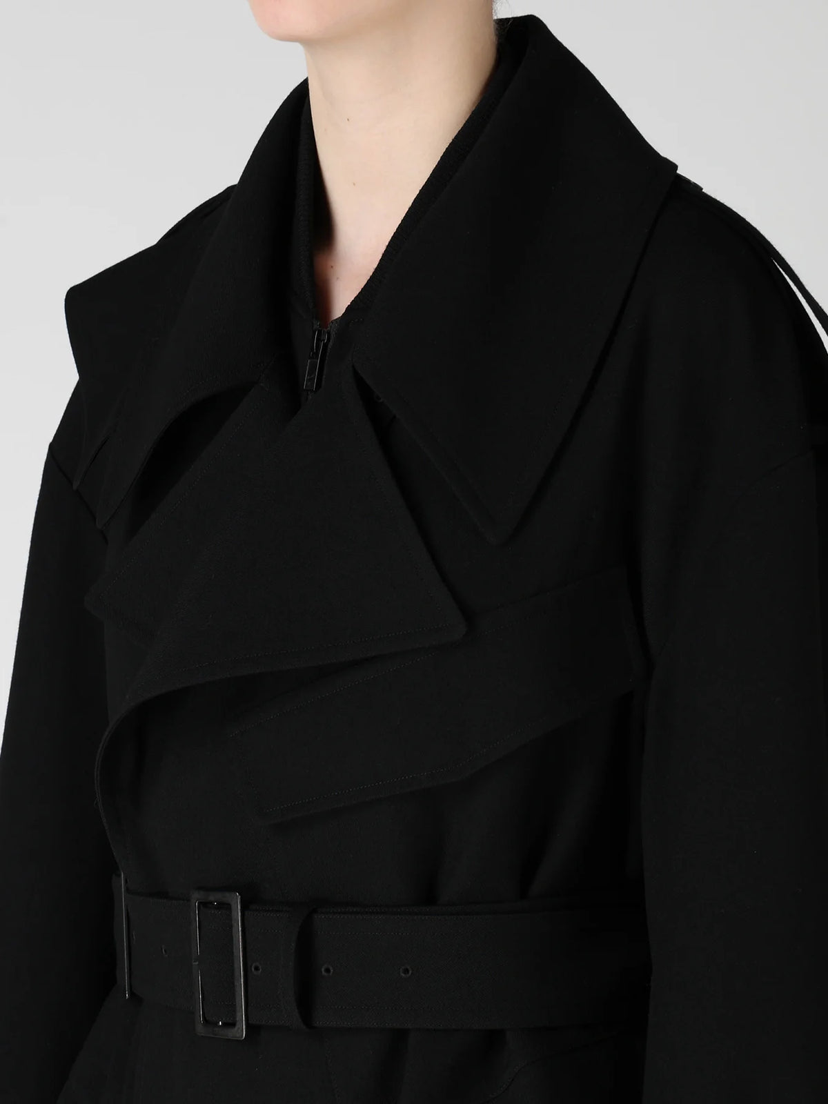 Y's Yohji Yamamoto - Moto Coat - Black