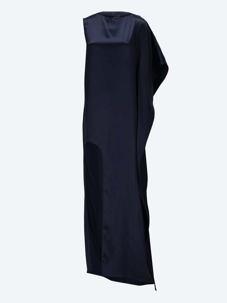 Bevza - Asymmetric Maxi šaty Dark Ink Navy