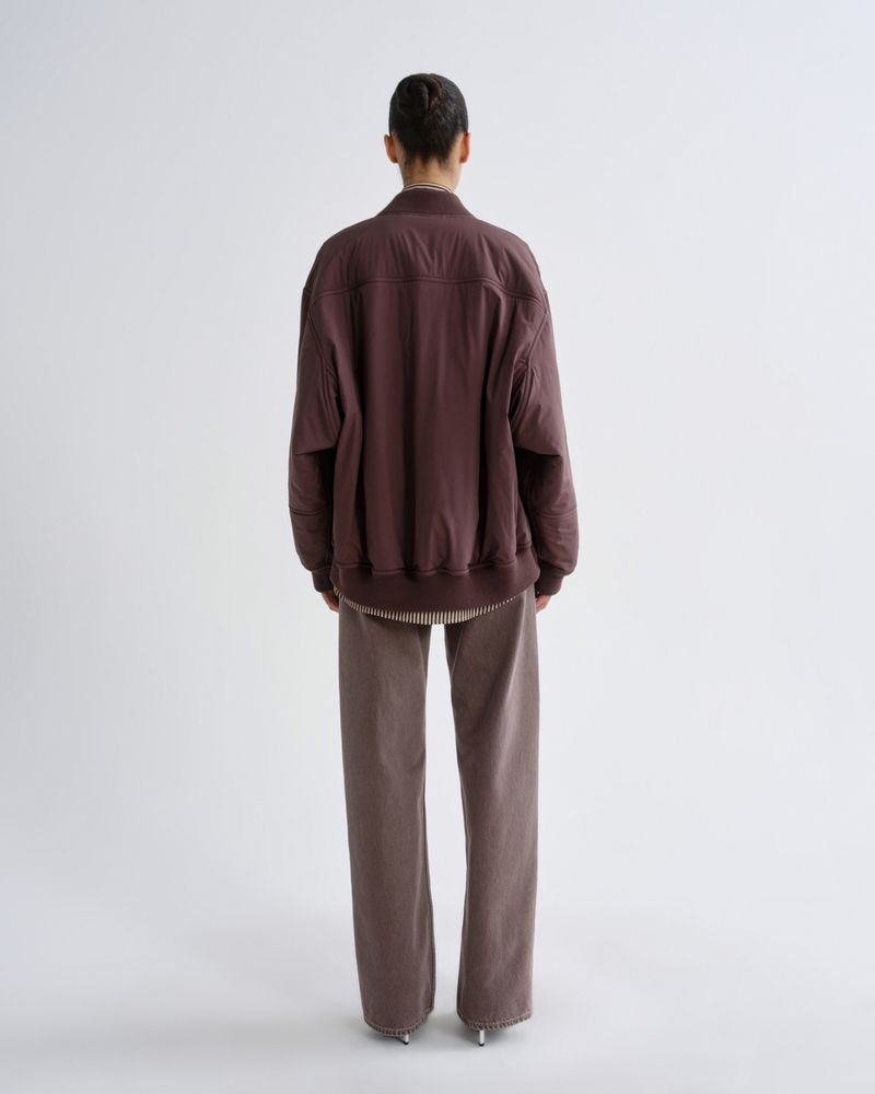 Agolde - Asymmetric Waist Wide Leg Jeans - Dusty Mauve