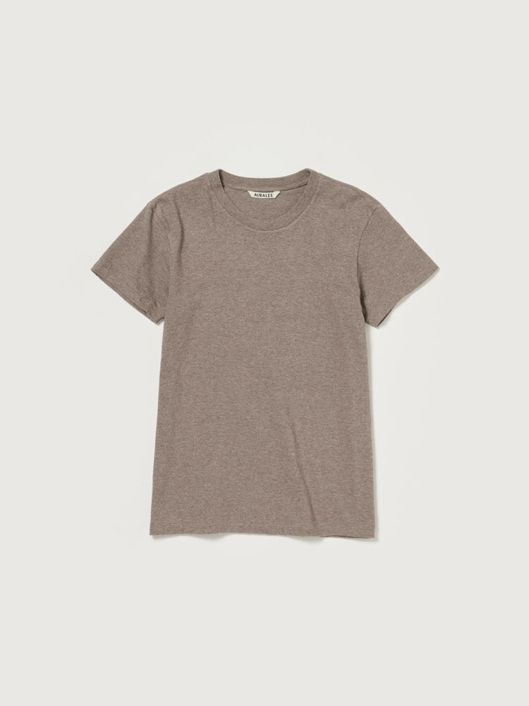 Auralee - Fitted Seamless Tee - Top Gray